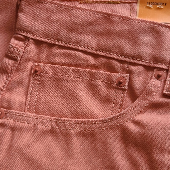 Levi's 501 pink raw men's jeans - Picture 6 of 16